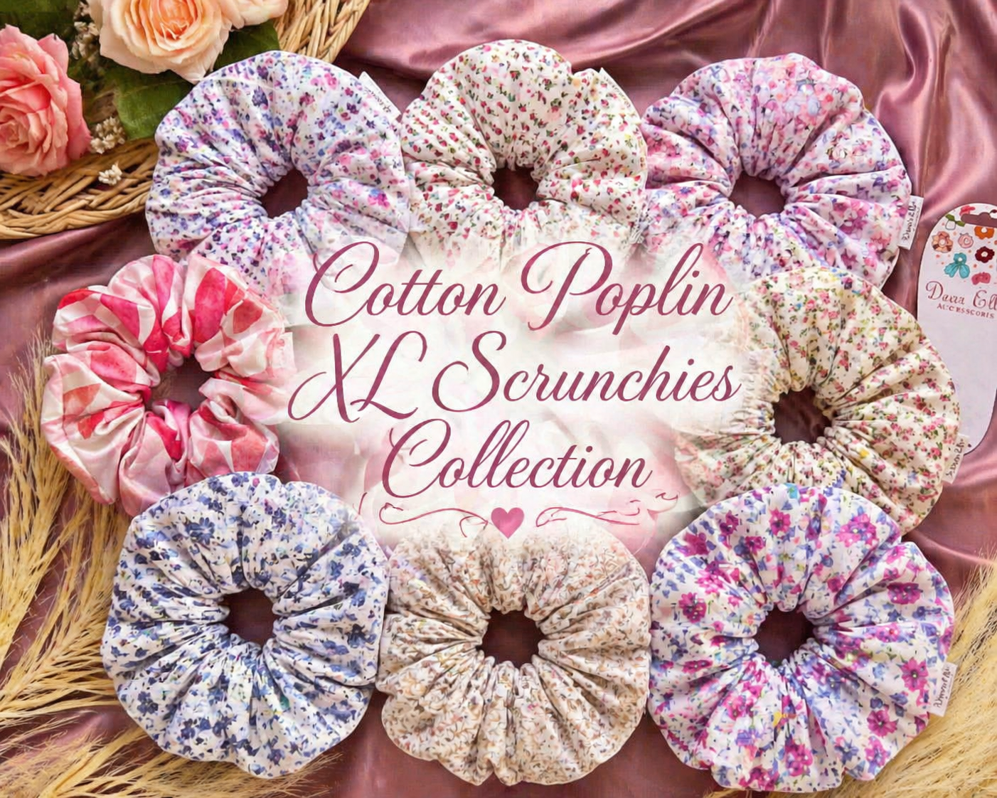 Cotton Poplin XL Scrunchies Collection