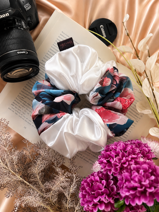 Aurora Floral Silk X Satin XL Scrunchie