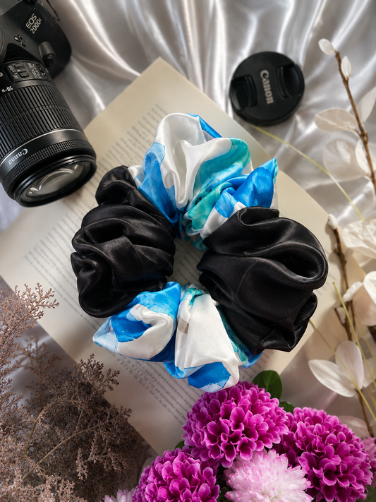 Ocean Noir Luxe XL Scrunchie
